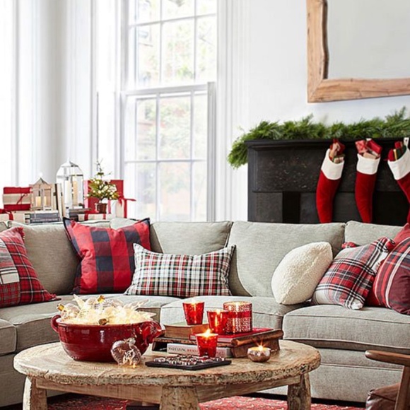 NWT Pottery Barn Denver Plaid Lumbar Pillow Cover Ralph Lauren Christmas Winter - Picture 2 of 4